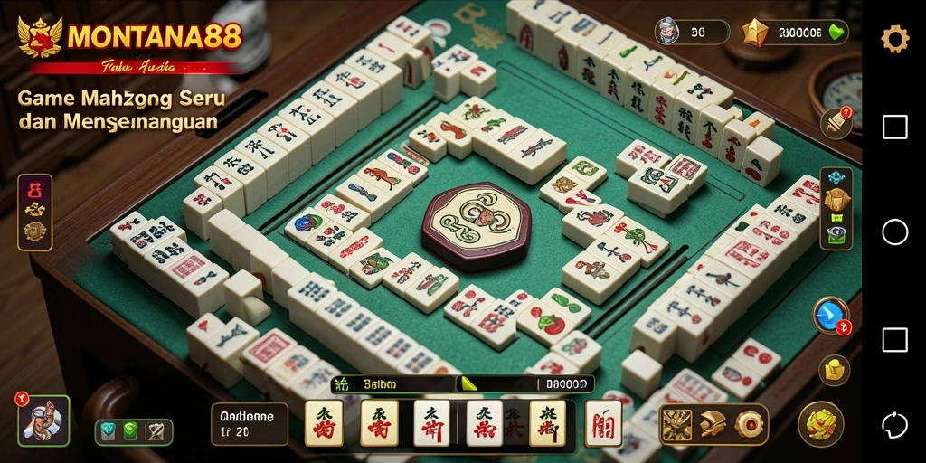 Gameplay seru MONTANA88 yang menampilkan tantangan Mahjong.