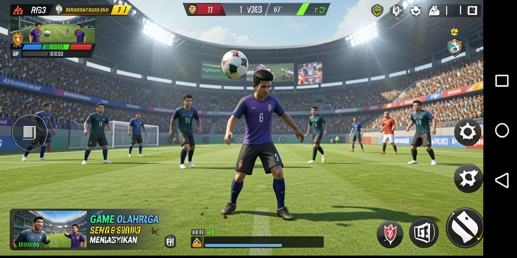 Tampilan gameplay RR33 yang seru dan dinamis dalam olahraga.