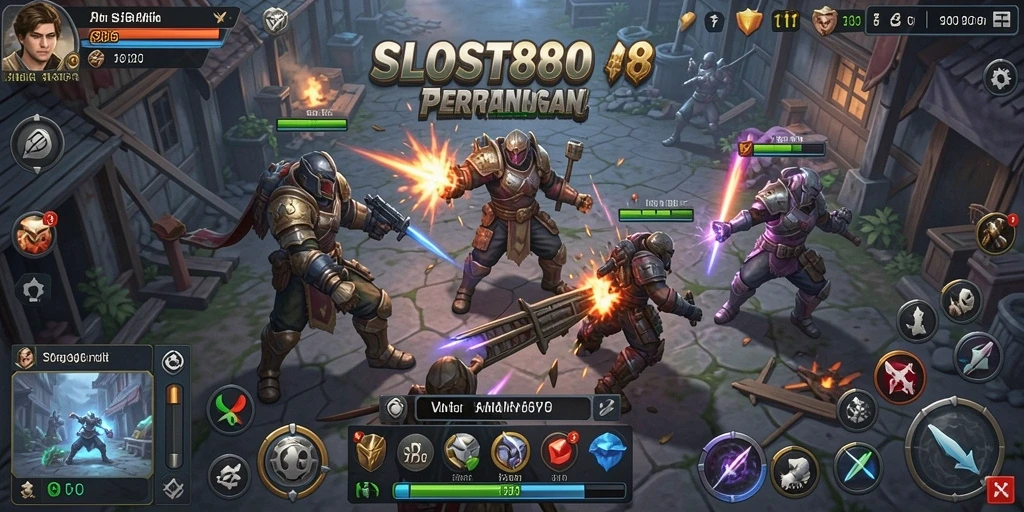 Tampilan gameplay menarik di SLOST8808 dengan strategi mendebarkan.